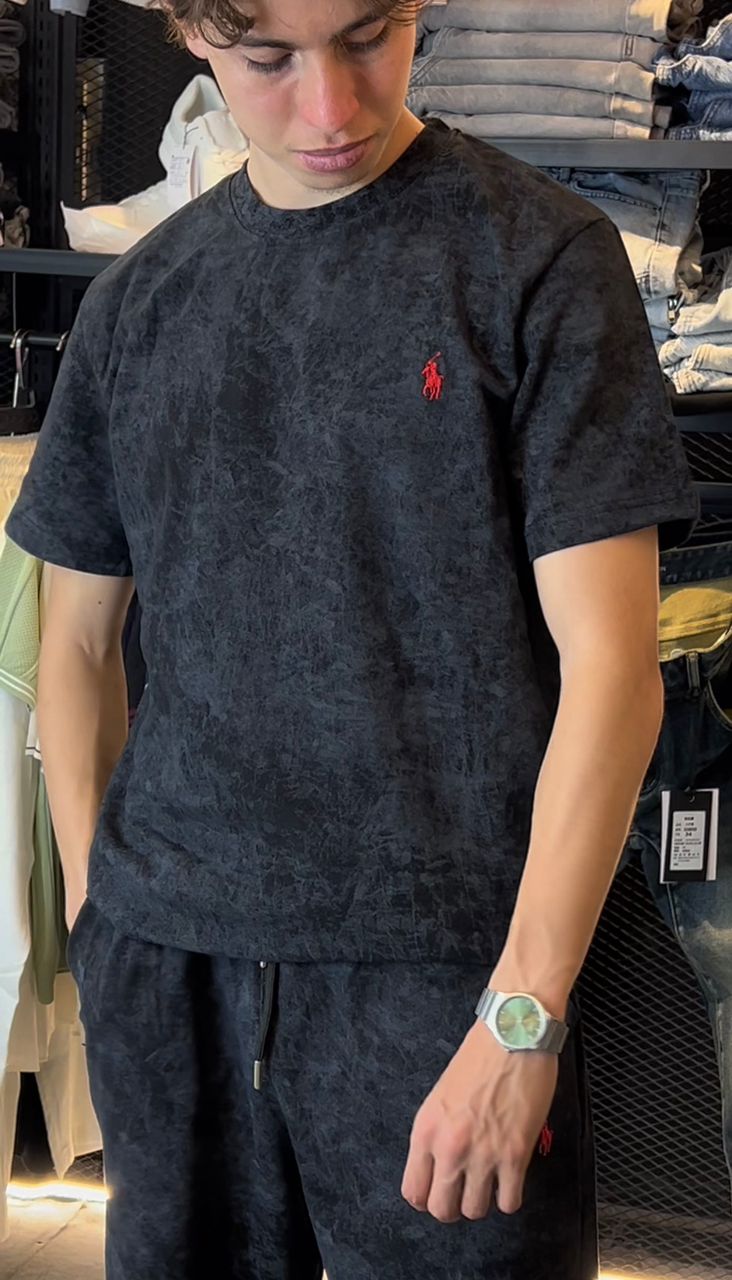Ensemble polo washed